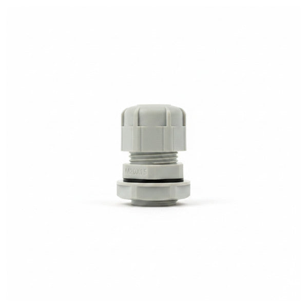 M20 x 1.5 Metric Cable Gland 6-12mm - Konnettur Waterproof ta' Grad Marin, Griż 