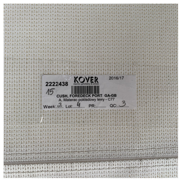 Cojín de lounge de proa de estribor Uttern C77 Antracita - 2222438 