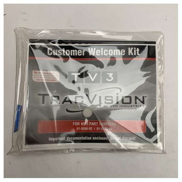 Система супутникового телебачення KVH TracVision TV3 Maritime з IP-активованим телевізійним хабом B для моря 