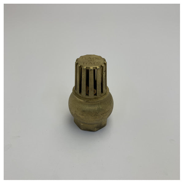 Maestrini Brass Foot Valve With Non-Return Flap 5605F