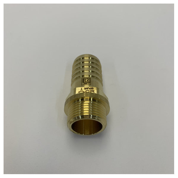 Maestrini CR Messing-Schlauchtülle 3/4 Zoll x 25 mm - Yacht-Installationen - 7156E 