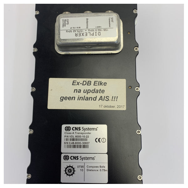 CNS Systems SNS VDL-6000 AIS Transponder - Marine Class A VDL 6000 Unit