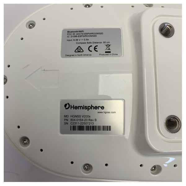 Hemisphere 804-0164-20 HGNSS V200S Marine GPS Antenna Receiver