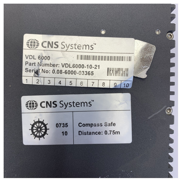 CNS Systems VDL6000-10-21 Μονάδα Επεξεργαστή Marine AIS - USED 