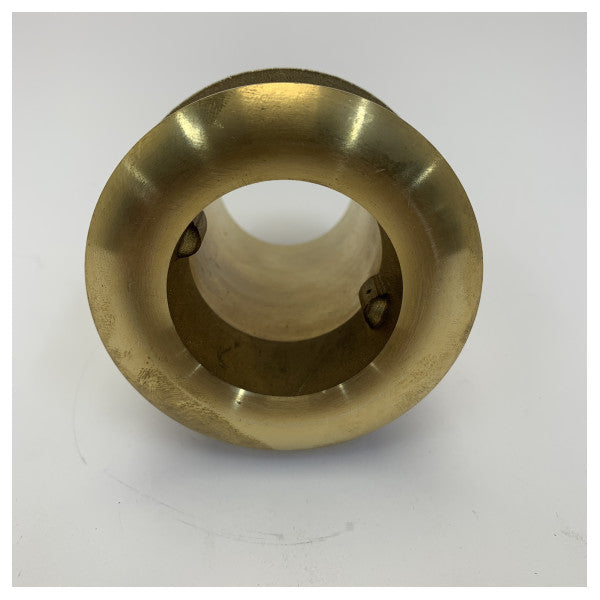 Brass Thru-Hull Fitting 60mm - Marine Grade Yacht Hardware 