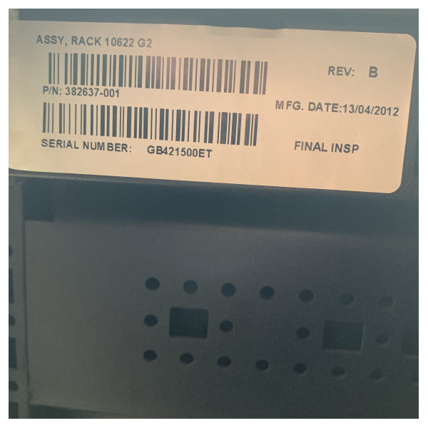 HP 10622 G2 Series Server Rack Cabinet with Lockable Ventilated Door