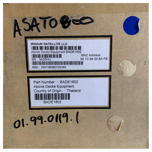 وحدة استقبال إيريديوم فوق سطح السفينة من النوع BADE1802 