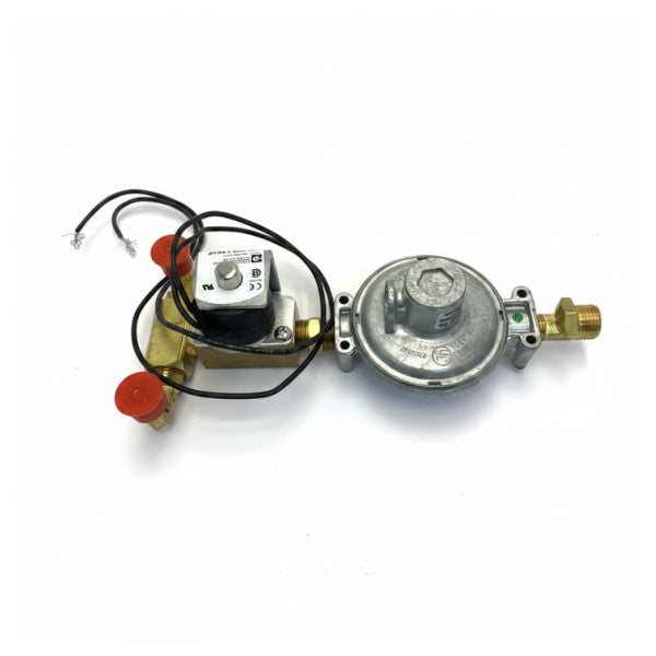 Pomorski regulator plina za propan s 12V solenoidnim ventilom - dvostupanjski američki standard 