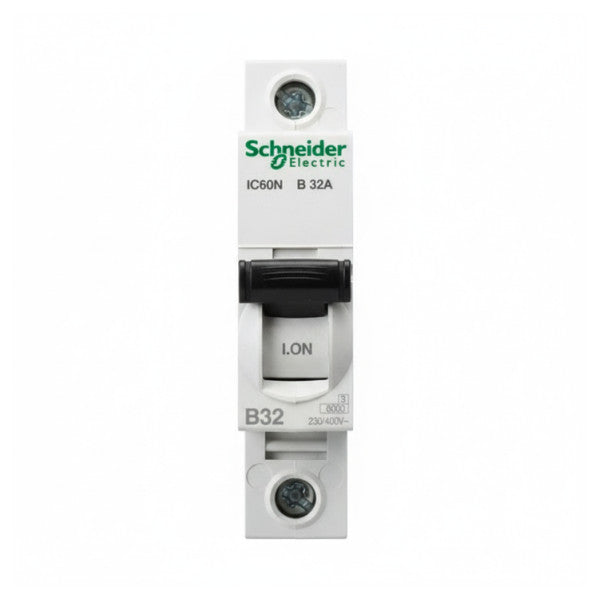 Disjoncteur Schneider Electric iC60N B32A - 2 pôles 32 A 