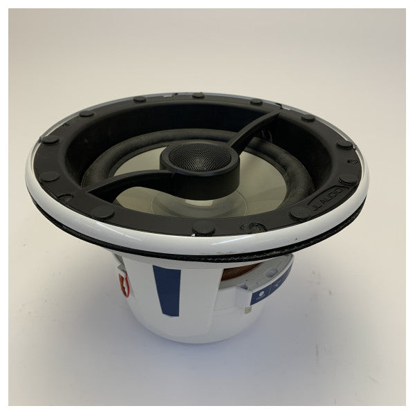 JL Audio M6-880X Marine Coaxial Speaker - 8.8-inch - Gloss White & Gunmetal - Ne 