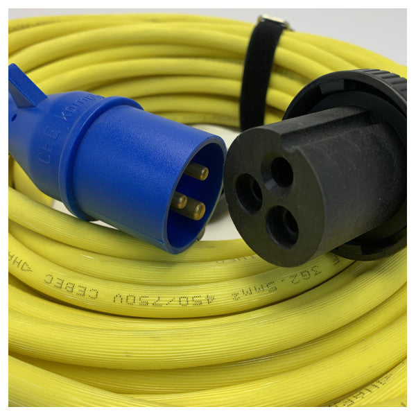Ratio 2821 Marine Shore Power Extension Cable - Високовидим жълт 