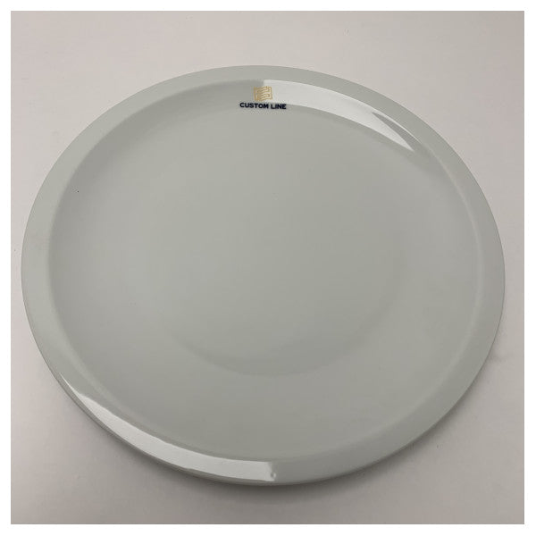 Custom Line Assiette plate en porcelaine Tognana 24cm - Vaisselle nautique durable et antidérapante