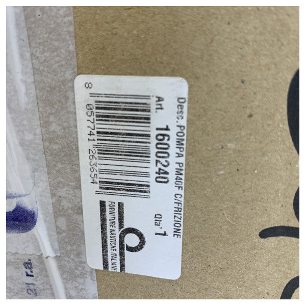 Ancor PM40F messing marinepumpe med manuell clutch 293L/min 