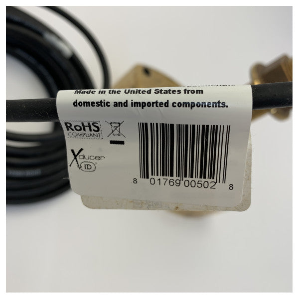 Airmar B258 Transductor pasacascos de bronce 1 kW 50/200 kHz - Nuevo 
