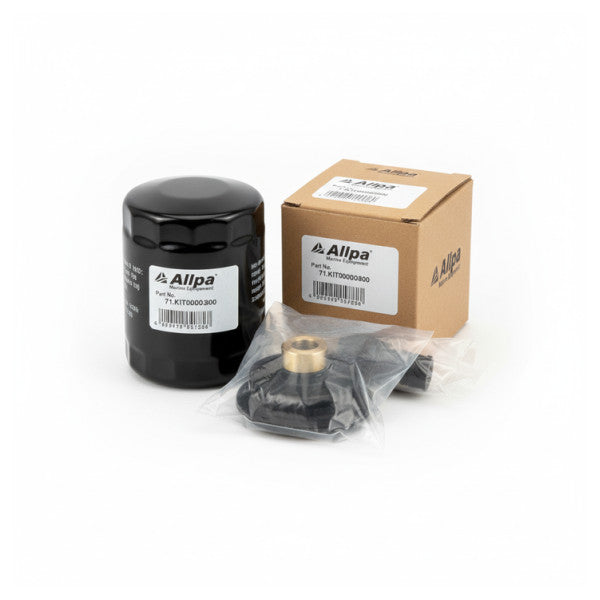 Kit d’entretien pour moteur marin Allpa 71.KIT00003800 avec filtre à huile et impulseur 