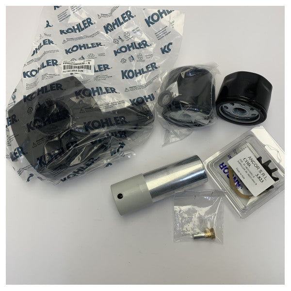Kit d’entretien pour moteur marin Allpa 71.KIT00003800 avec filtre à huile et impulseur 