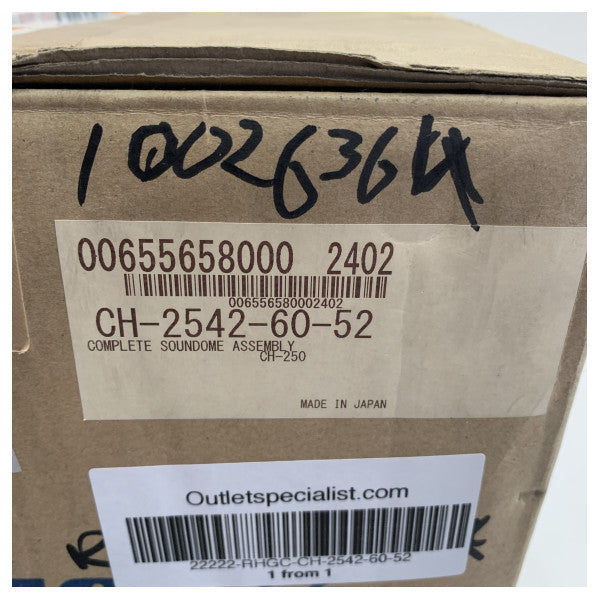 Furuno CH-250 60 kHz Marine SearchLight Sonar Soundome Transducer 