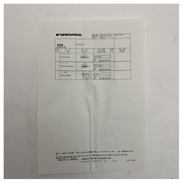 Furuno RD-50 Staffa di montaggio del display OP26-8 con manopole regolabili Uso marino durevole
