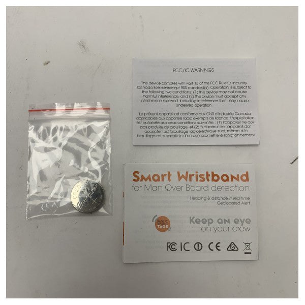 Bracelet intelligent SEA TAGS - Alerte avancée d'homme à la mer et suivi en mer en temps réel