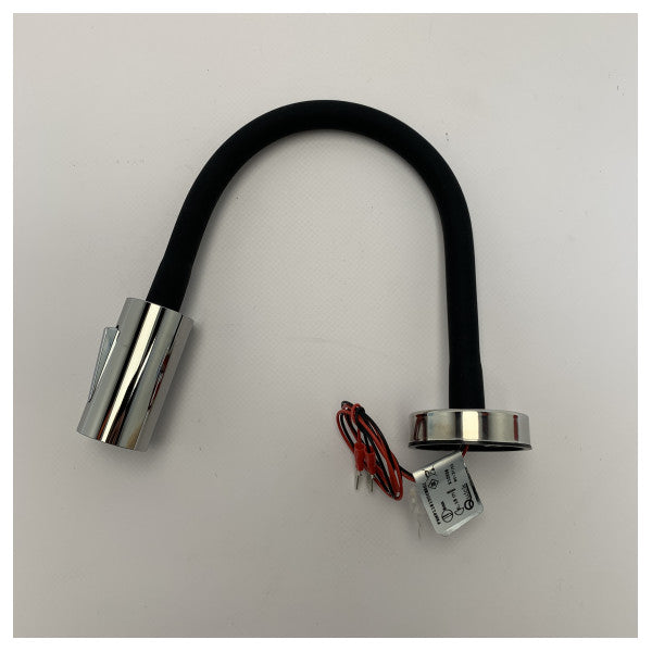 クイックオードリーLED調節可能黒読書灯12/24V