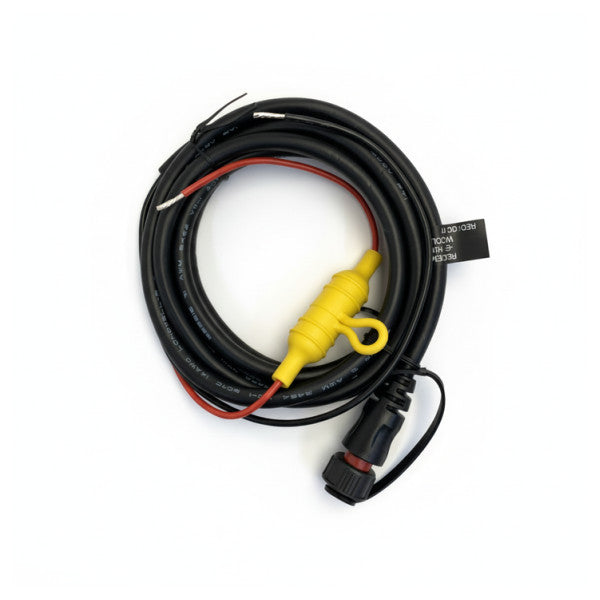 Garmin 010-12797-00 Câble d'alimentation marine avec porte-fusible et capuchon de protection 