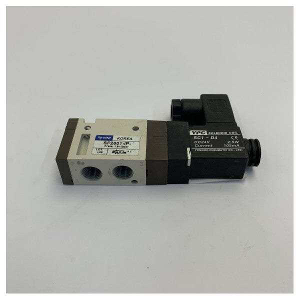 SF2601-IP-SC1-D4 Pneumatisches Magnetventil mit SC1-D4-Spule - Neu 