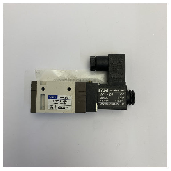SF2601-IP-SC1-D4 Pneumatisches Magnetventil mit SC1-D4-Spule - Neu 