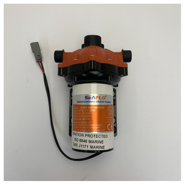 Seakeeper SFDP2-055-060-51SK maritim membranvandpumpe 24V 
