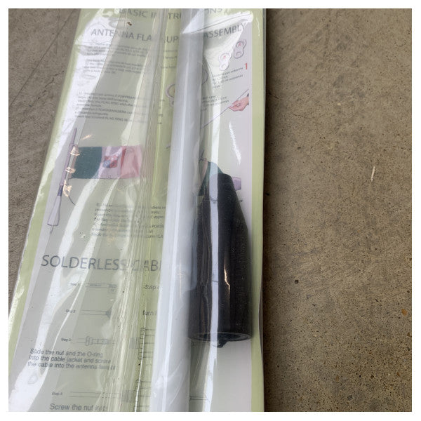 Antenne VHF Banten blanche grp V avec capuchon de connecteur 