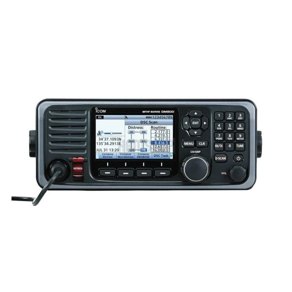 Icom GM800 150W Marine MF-HF Radio GMDSS Class A Transceiver with DSC and 24V