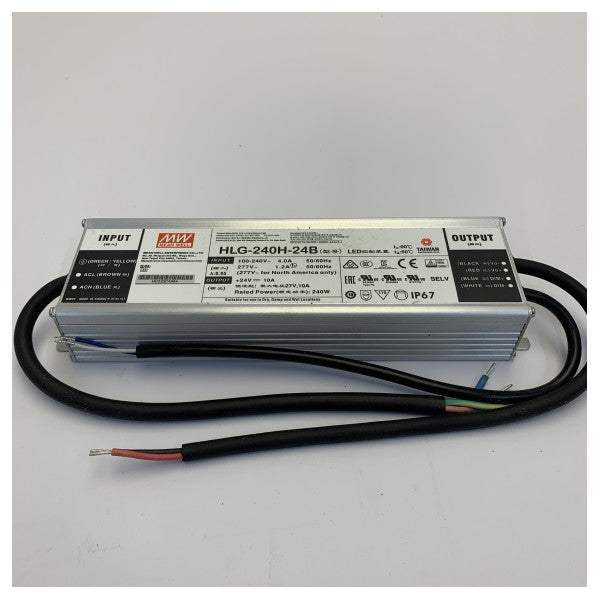 Alimentatore LED Mean Well HLG-240H-24B 24V 10A 240W IP67 