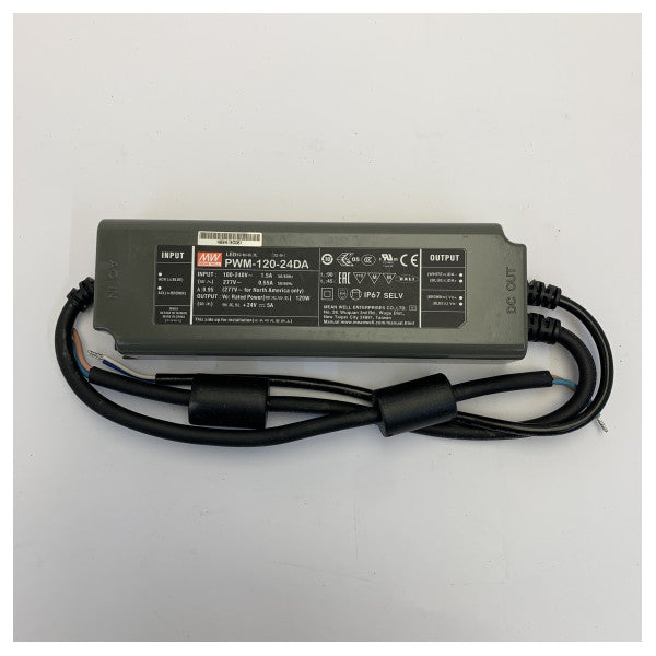 Mean Well PWM-120-24DA Driver LED 120W 24V 5A Alimentatore con dimmerazione DALI 