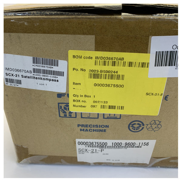 Furuno SCX-21-P GNSS satellittkompass antenneenhet - NMEA0183 - GPS - Glonass 