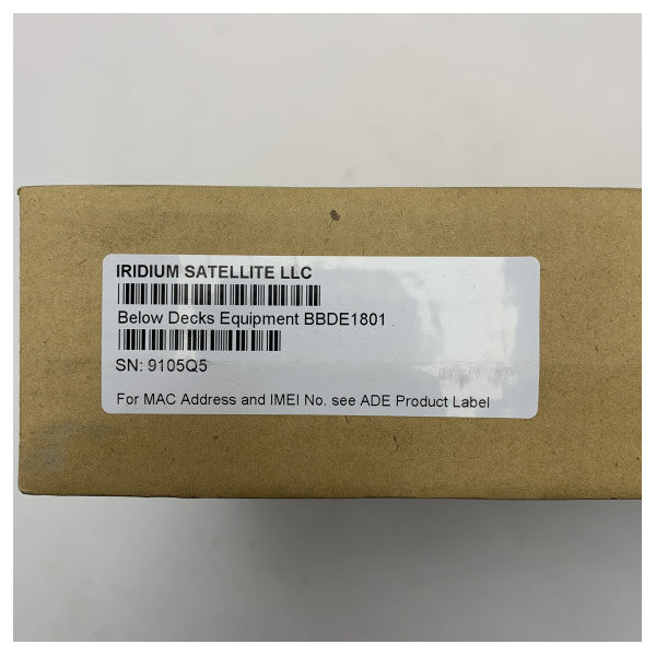 Iridium Below Deck Unit Satelliittiviestintäjärjestelmä luotettavalle aluskytkennälle - BBDE1204 