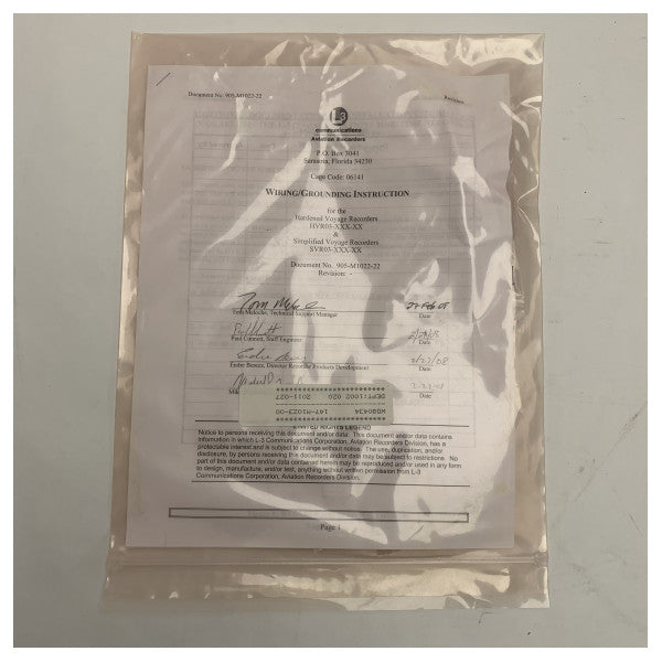 Kelvin Hughes VDR-A19 Krocköverlevande fast kapsel för maritim dataregistrering