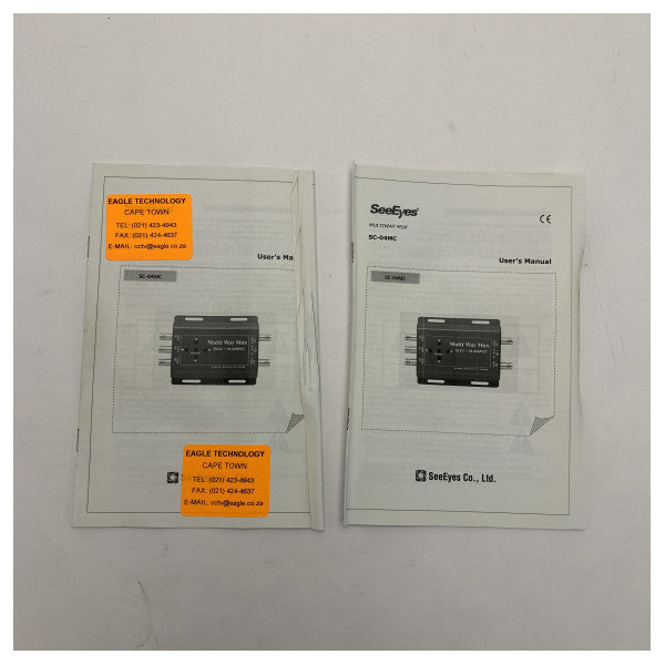 海洋の監視サーベイランス制度のための 4CH 小型クォードのビデオ多重送信機 E-Q404MC