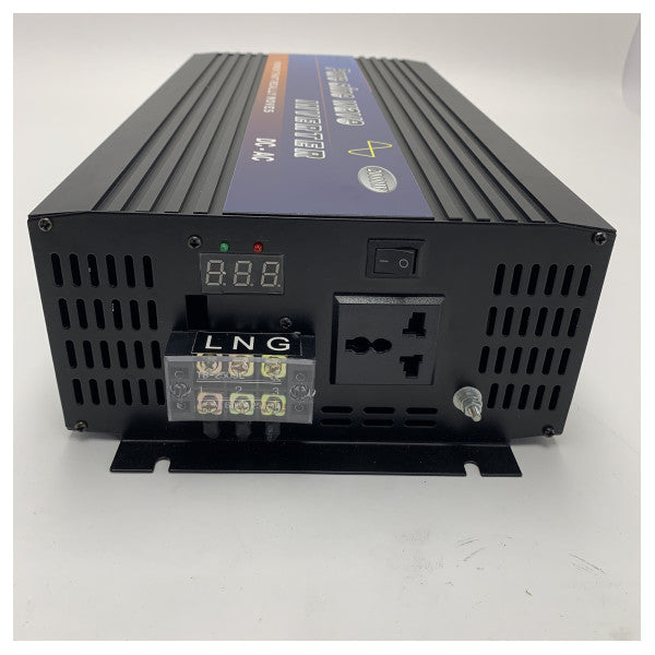 Billion Power AC/DC 2000W Pure Sine Wave Inverter 24V σε 230V με προστασία υπερθέρμανσης και βραχυκυκλώματος - CZ-2000S