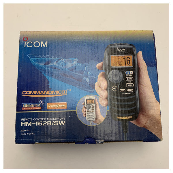 Microfono di controllo remoto Icom HM-162B IPX8 impermeabile per comunicazioni marine