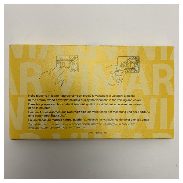 Vimar Z1 Classic Plata Mate Placa de interruptores eléctricos marinos de 4 contactos - 16734.21.02