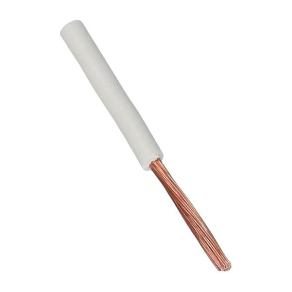 H07V-K 4mm² Flexible Electrical Cable 450/750V White - Marine Grade Wiring 