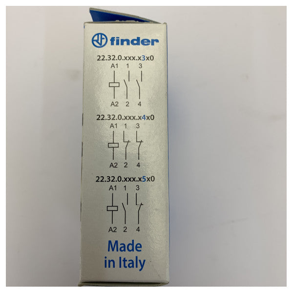 Finder 22.32.0.230.4320 Modular Relay 230V AC 2-Pole 25A 