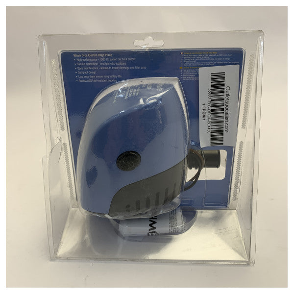 Whale Orca BE1450 Electric Bilge Pump - Marine Submersible Pump