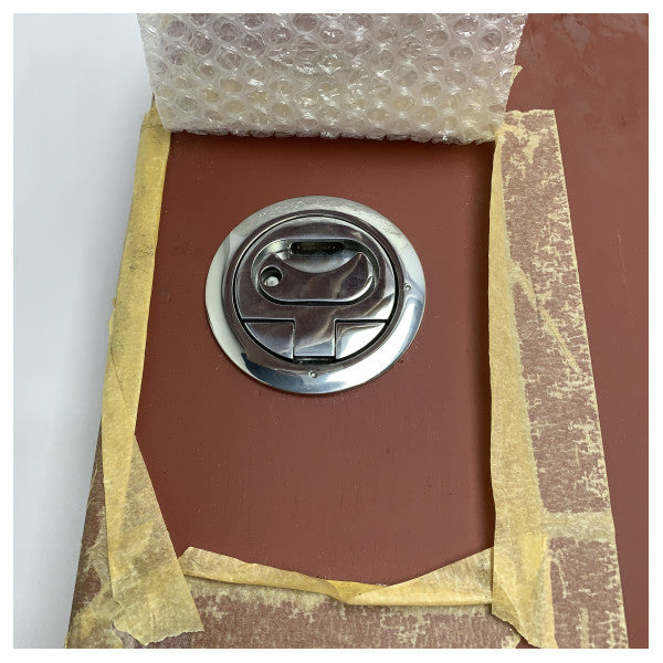 Escotilha de acesso marítimo em aço CRN Vermelho 540x440mm À prova de água Corrosão leve-01A02A/MV