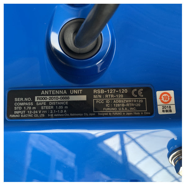 Furuno FAR-1815 X-Band 4 kW Marine Radar Antenna Unit RSB-127-120 pour une navigation fiable