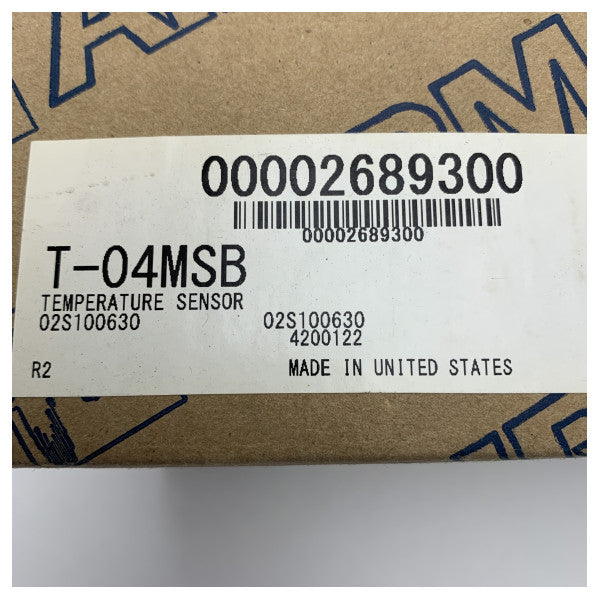 جهاز استشعار درجة الحرارة البحرية من فورونو T-04MSB مع مبيت برونزي متين وموصل ب 6 سنون