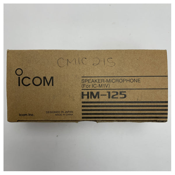 Icom IC-M1V Marine Handheld Speaker Microphone HM-125 pour des communications radio claires
