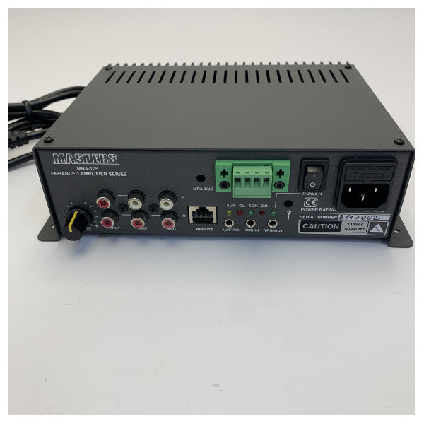 Masters MRA 125 USA 高性能アンプ - 未使用の新品状態 
