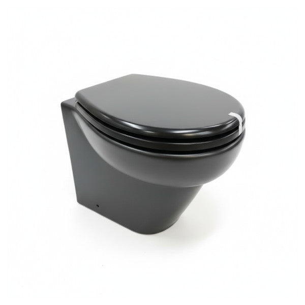 Water toilet marino Planus Stilo Plus 24V nero opaco 