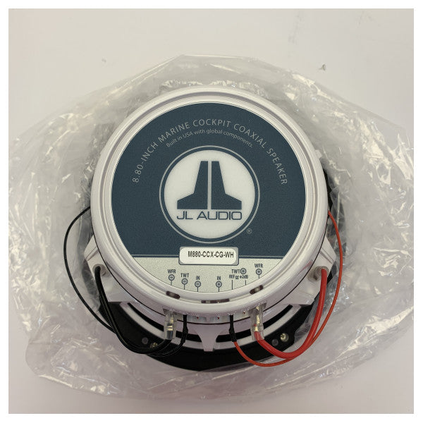 JL Audio M880-CCX-CG-WH marina koaxialhögtalarpar 