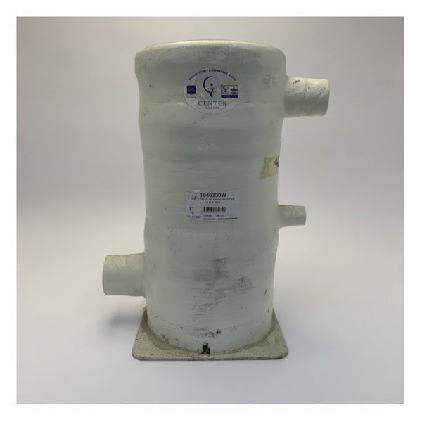 Centek Combo-Sep 1040300 Marine udstødningslyddæmper-separator 3,00 x 2,50 x 1,50 tommer 